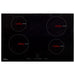 Inductiekookplaat 4 zones aanraakbediening 7000 W 77 cm glas