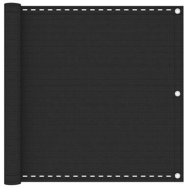 Balkonscherm 90X300 Cm Hdpe Antracietkleurig 90 x 300 cm