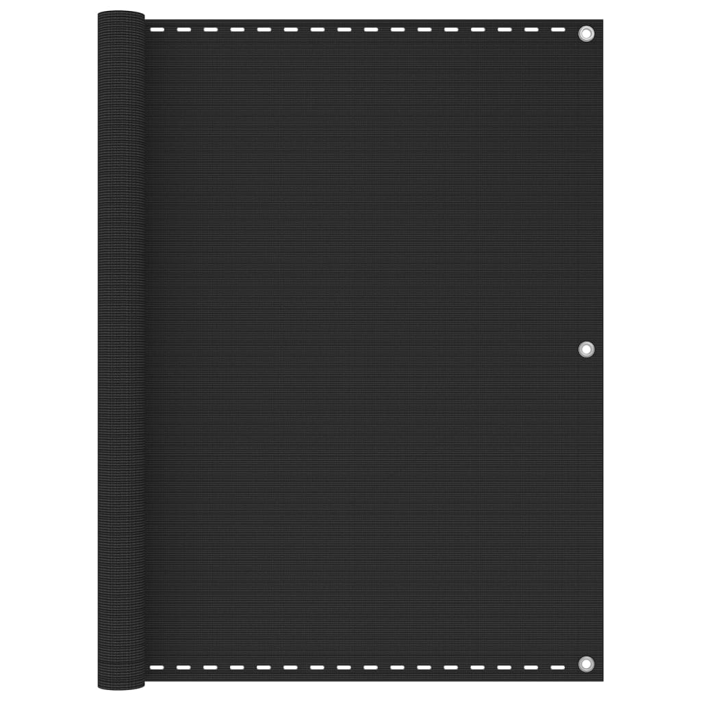 Balkonscherm 120X300 Cm Hdpe Antracietkleurig 120 x 300 cm