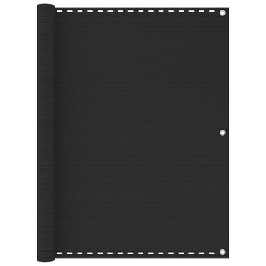 Balkonscherm 120X500 Cm Hdpe Antracietkleurig 120 x 500 cm