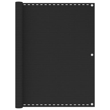 Balkonscherm 120X600 Cm Hdpe Antracietkleurig 120 x 600 cm