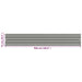 Balkonscherm 75X500 Cm Hdpe Antracietkleurig En Wit 75 x 500 cm Antraciet en wit