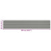 Balkonscherm 90X500 Cm Hdpe Antracietkleurig En Wit 90 x 500 cm Antraciet en wit