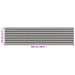 Balkonscherm 120X500 Cm Hdpe Antracietkleurig En Wit 120 x 500 cm Antraciet en wit
