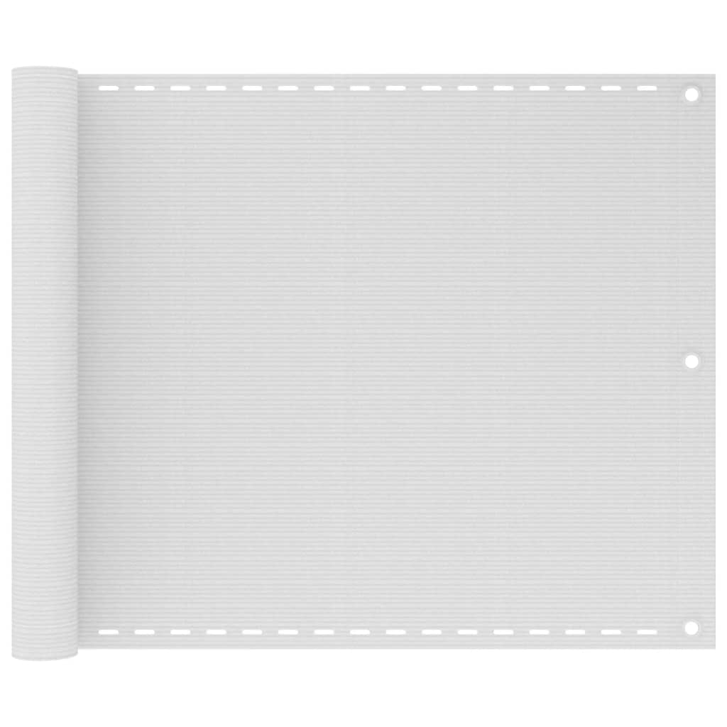 Balkonscherm 75X500 Cm Hdpe Wit 75 x 500 cm