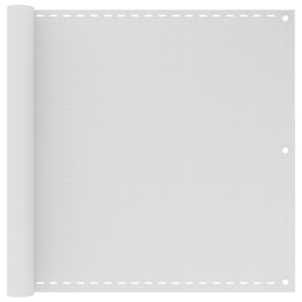 Balkonscherm 90X500 Cm Hdpe Wit 90 x 500 cm