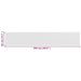 Balkonscherm 90X500 Cm Hdpe Wit 90 x 500 cm