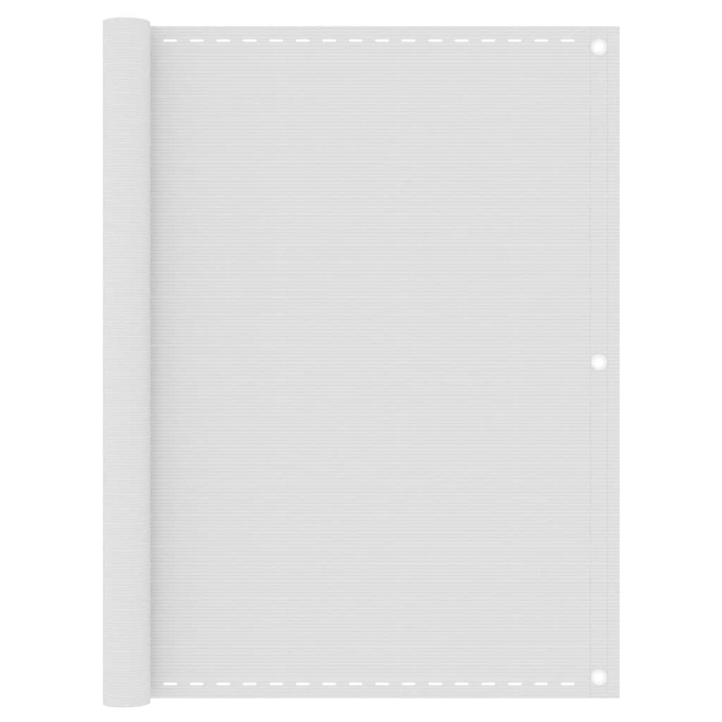 Balkonscherm 120X500 Cm Hdpe Wit 120 x 500 cm
