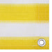 Balkonscherm 120X500 Cm Hdpe Geel En Wit 120 x 500 cm