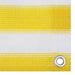 Balkonscherm 120X600 Cm Hdpe Geel En Wit 120 x 600 cm