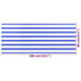Balkonscherm 90X300 Cm Hdpe Blauw En Wit 90 x 300 cm
