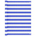 Balkonscherm 120X300 Cm Hdpe Blauw En Wit 120 x 300 cm