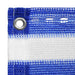 Balkonscherm 120X300 Cm Hdpe Blauw En Wit 120 x 300 cm