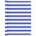 Balkonscherm 120X400 Cm Hdpe Blauw En Wit 120 x 400 cm