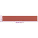 Balkonscherm 90X600 Cm Hdpe Terracottakleurig 90 x 600 cm