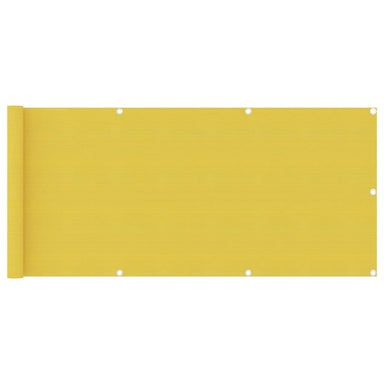 Balkonscherm 75X500 Cm Hdpe Geel 75 x 500 cm