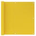 Balkonscherm 90X500 Cm Hdpe Geel 90 x 500 cm