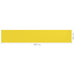 Balkonscherm 90X500 Cm Hdpe Geel 90 x 500 cm