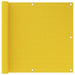 Balkonscherm 90X600 Cm Hdpe Geel 90 x 600 cm