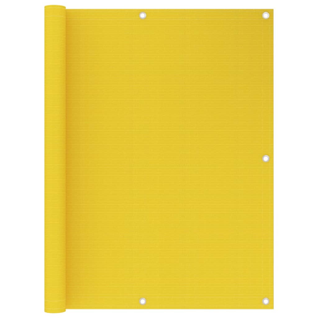 Balkonscherm 120X300 Cm Hdpe Geel 120 x 300 cm