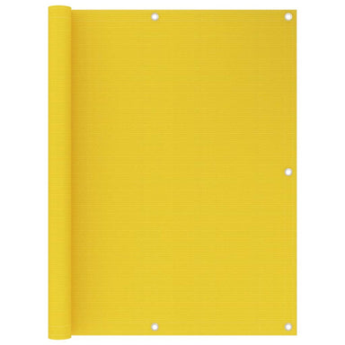 Balkonscherm 120X300 Cm Hdpe Geel 120 x 300 cm