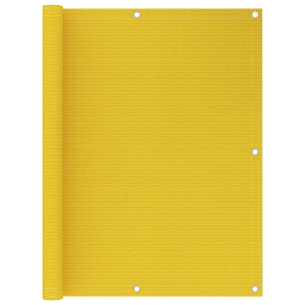 Balkonscherm 120X400 Cm Hdpe Geel 120 x 400 cm