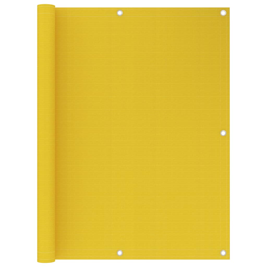 Balkonscherm 120X500 Cm Hdpe Geel 120 x 500 cm