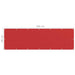 Balkonscherm 90X300 Cm Hdpe Rood 90 x 300 cm