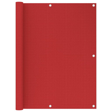 Balkonscherm 120X300 Cm Hdpe Rood 120 x 300 cm
