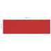 Balkonscherm 120X400 Cm Hdpe Rood 120 x 400 cm