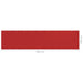 Balkonscherm 120X500 Cm Hdpe Rood 120 x 500 cm