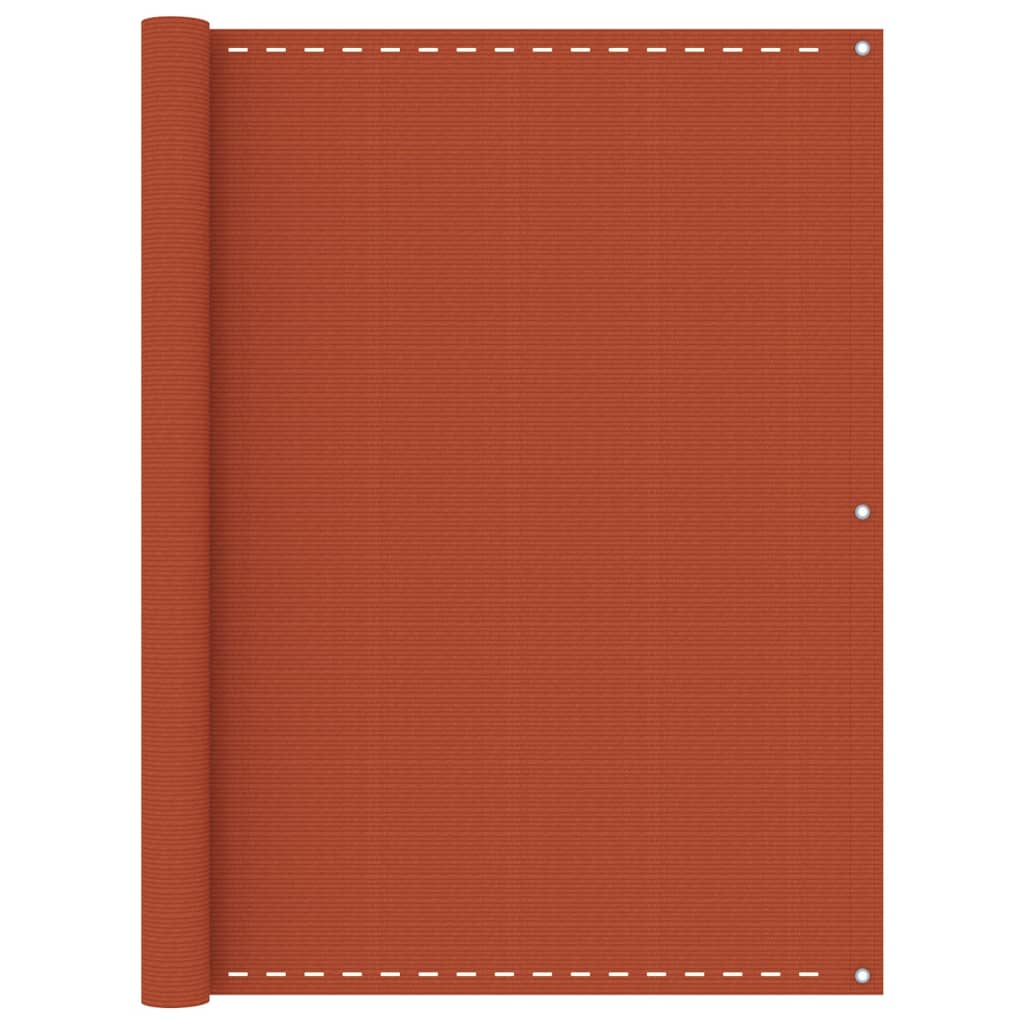 Balkonscherm 120X500 Cm Hdpe Oranje 120 x 500 cm orange