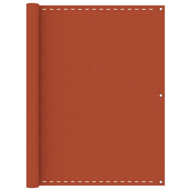 Balkonscherm 120X500 Cm Hdpe Oranje 120 x 500 cm orange