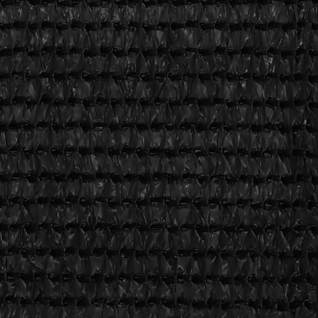 Balkonscherm 75X400 Cm Hdpe Zwart 75 x 400 cm