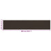 Balkonscherm 120x600 cm HDPE bruin