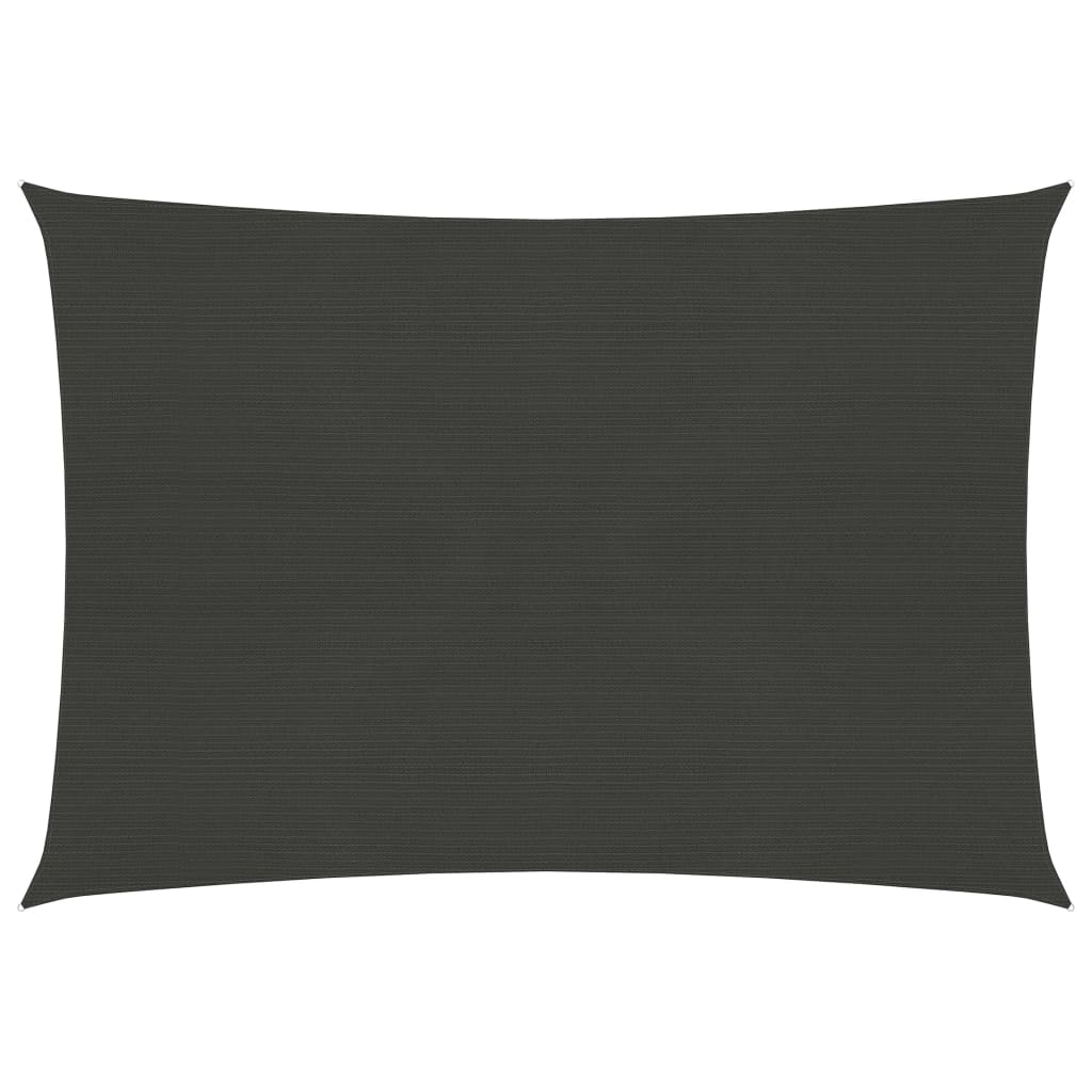 Zonnescherm 2X3,5 M Hdpe Antracietkleurig 2 x 3.5 m