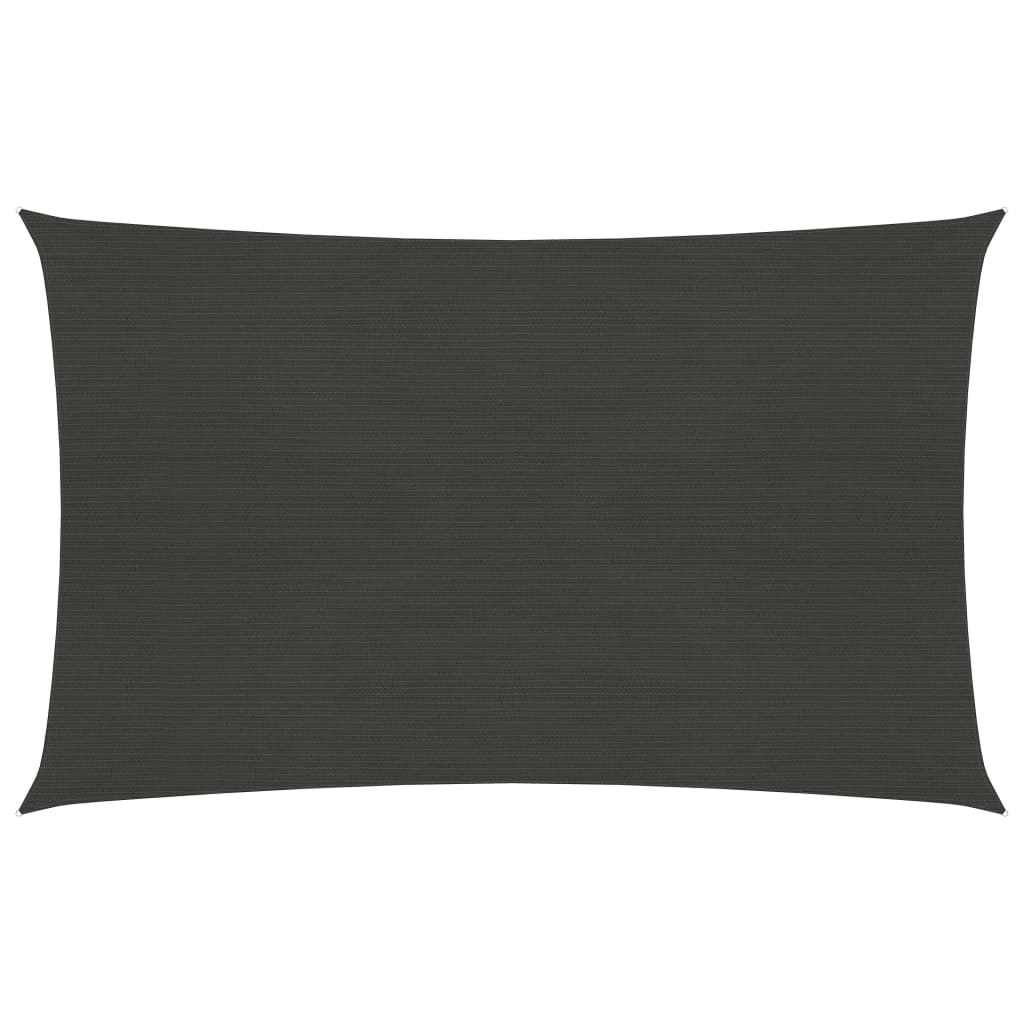 Zonnezeil 160 G/M² 3X4,5 M Hdpe Antracietkleurig 3 x 4.5 m