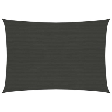 Zonnezeil 160 g/m² 3,5x4,5 m HDPE antracietkleurig