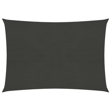 Zonnezeil 160 g/m² 6x7 m HDPE antracietkleurig