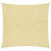 Zonnezeil 160 g/m² 4,5x4,5 m HDPE beige