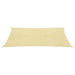 Zonnezeil 160 g/m² 2x4,5 m HDPE beige