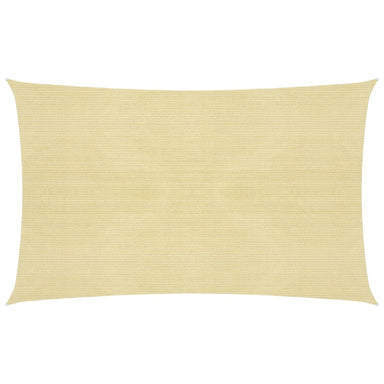 Zonnezeil 160 g/m² 2,5x4,5 m HDPE beige