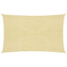 Zonnezeil 160 g/m² 2,5x4,5 m HDPE beige