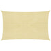 Zonnezeil 160 g/m² 3x5 m HDPE beige