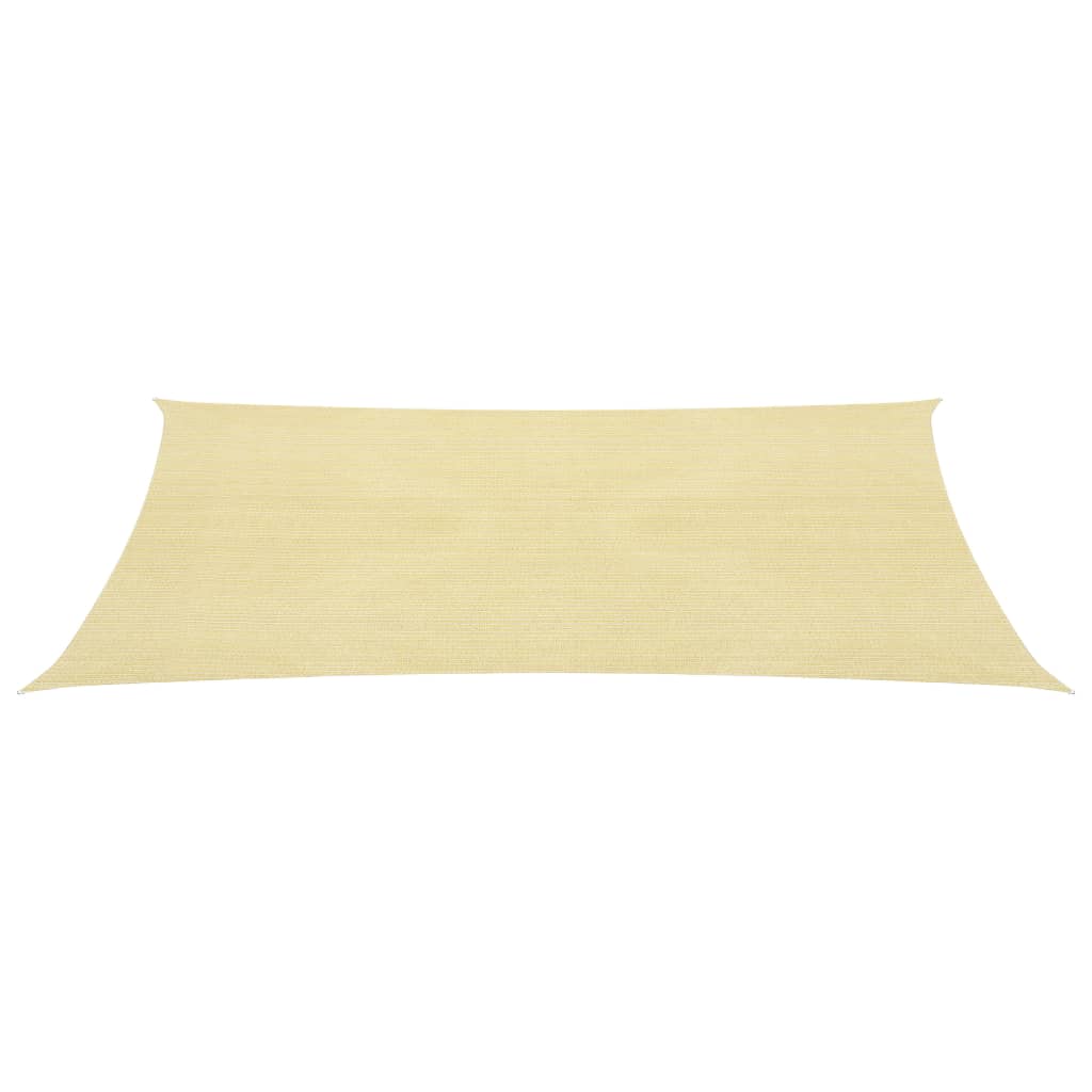 Zonnezeil 160 g/m² 3x5 m HDPE beige