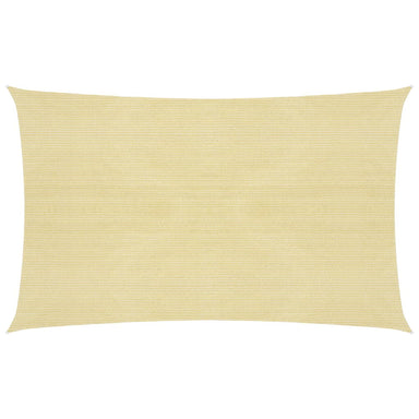 Zonnezeil 160 g/m² 3x6 m HDPE beige