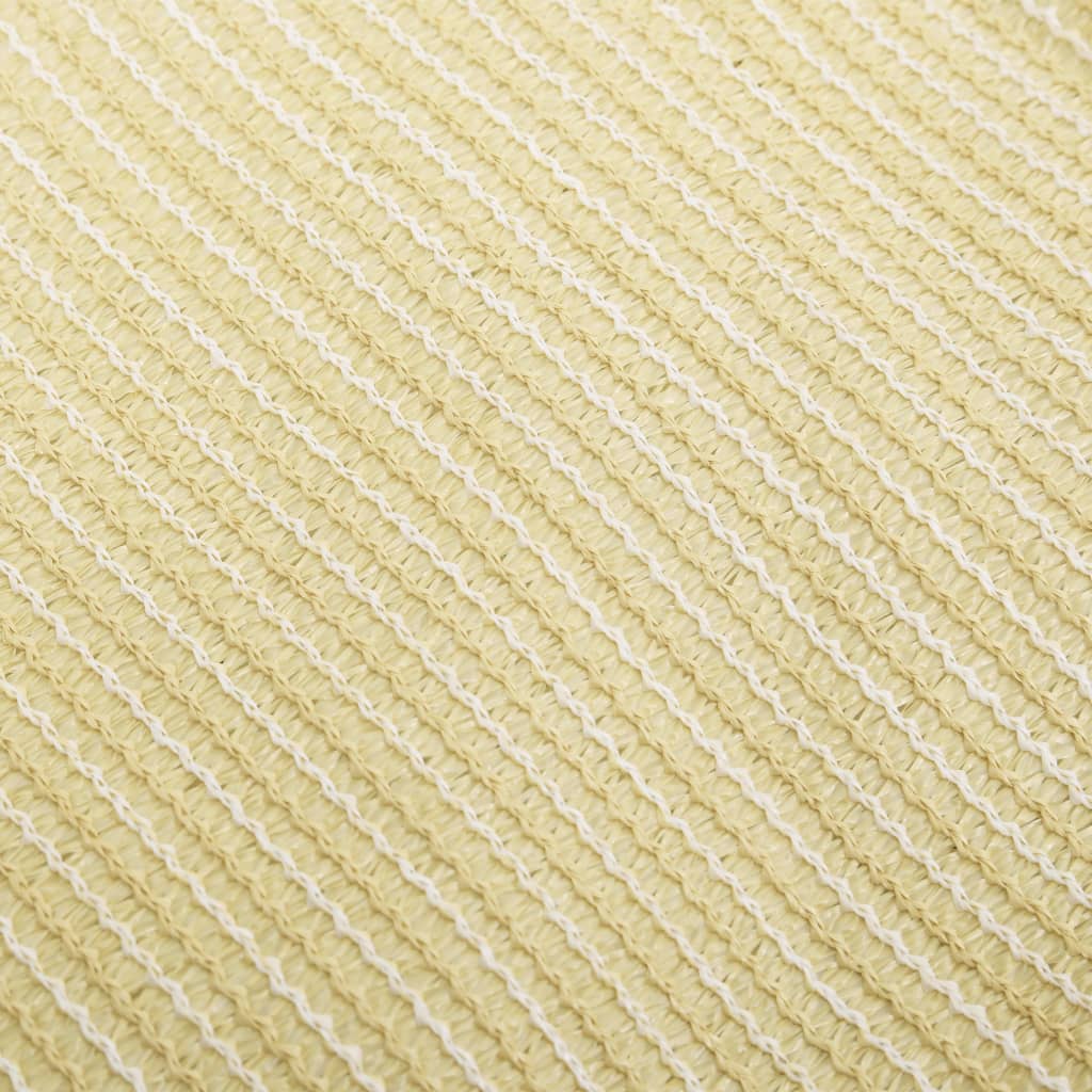 Zonnezeil 160 g/m² 3x4x5 m HDPE beige