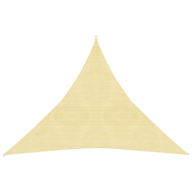 Zonnezeil 160 G/M² 4,5X4,5X4,5 M Hdpe Beige 4.5 x 4.5 x 4.5 m