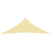 Zonnezeil 160 G/M² 4,5X4,5X4,5 M Hdpe Beige 4.5 x 4.5 x 4.5 m