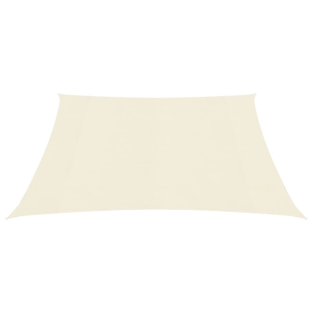 Zonnezeil 160 G/M² 5X5 M Hdpe Crèmekleurig 5 x 5 m